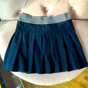 Jacadi Paris soft Blue Cotton Blend Skirt for Girls with Stripe Elastic Size 4